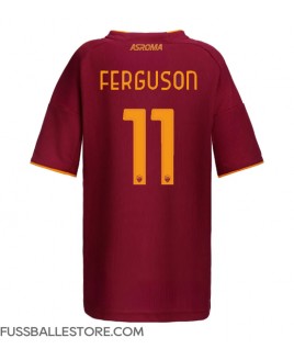 Günstige AS Roma Evan Ferguson #11 Heimtrikot Damen 2025-26 Kurzarm